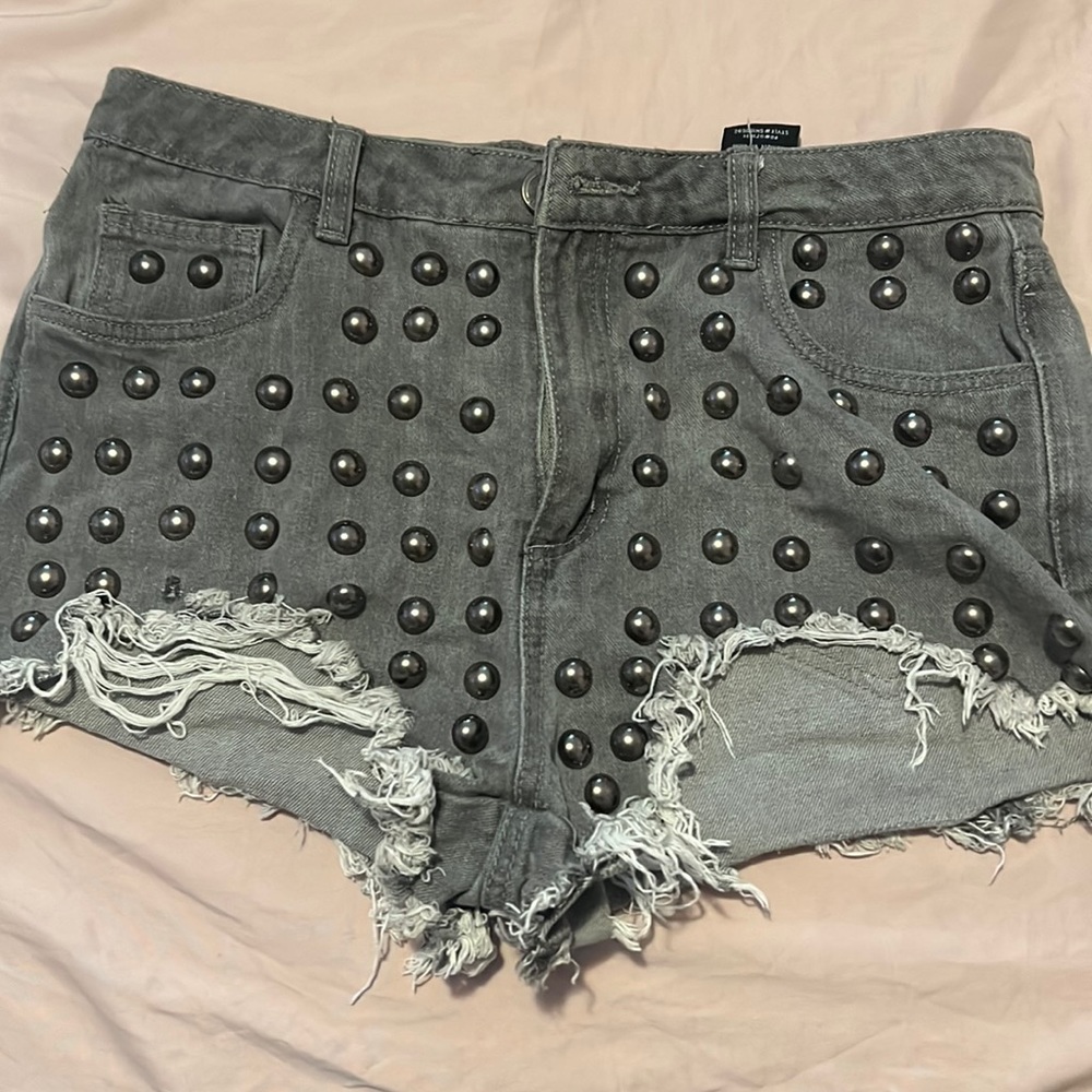 Studded shorts